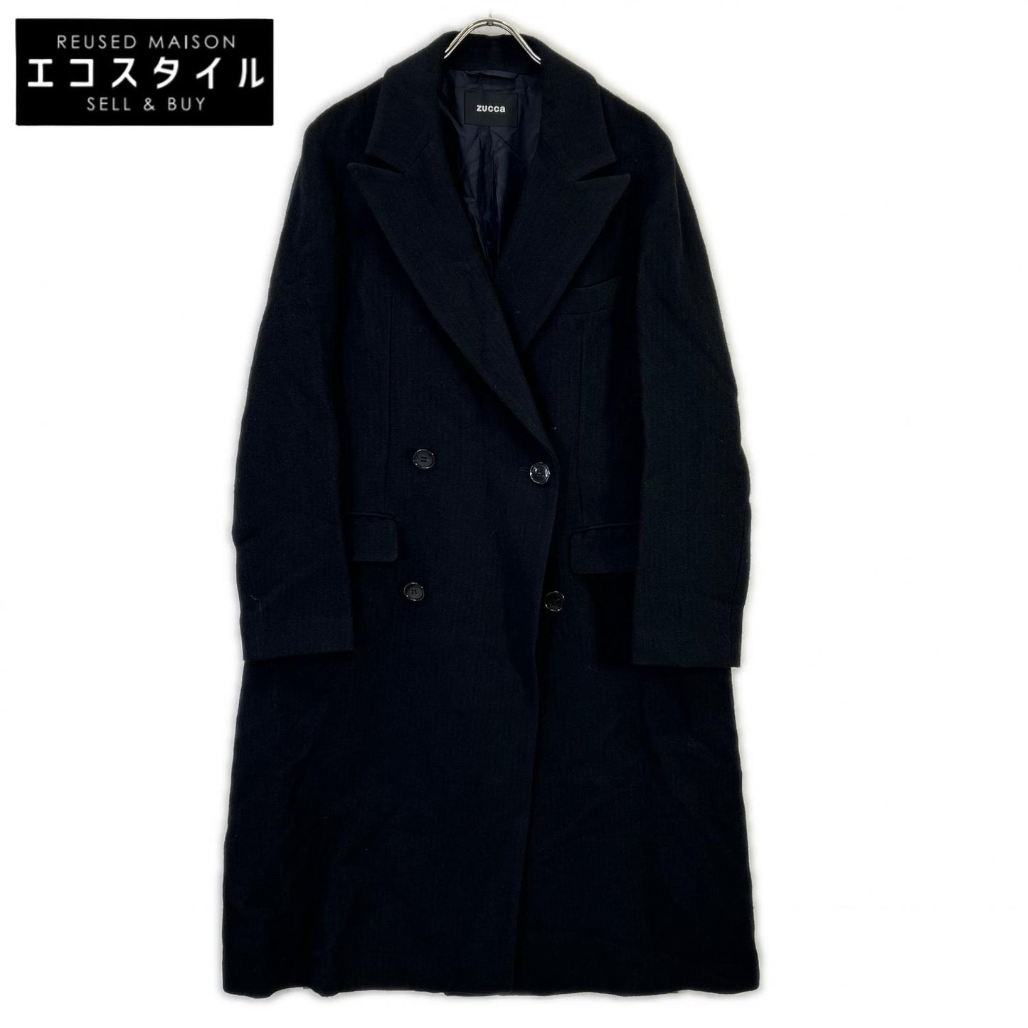 ZUCCa CZ84FA537 Side Zip Chester Coat
