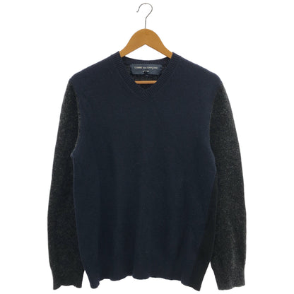 COMMEdesGARCONS HOMME コムデギャルソンオム HD-N010 09AW バイカラー ニットセーター トップス