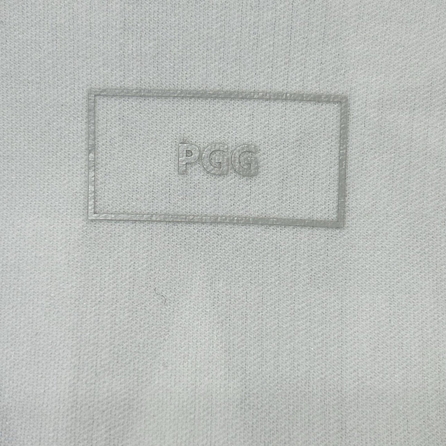 PEARLYGATES パーリーゲイツ グレー×ホワイト 269-4162114 ジオメトリック柄 ジップアップフーディ トップス