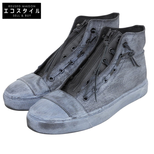 STRUM ストラム BLACK REVOLT 2 Leather Zip tongue Sneakers シューズ メンズ ブラック 26 STB007-01 シューズ