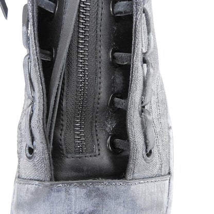 STRUM ストラム BLACK REVOLT 2 Leather Zip tongue Sneakers シューズ メンズ ブラック 26 STB007-01 シューズ