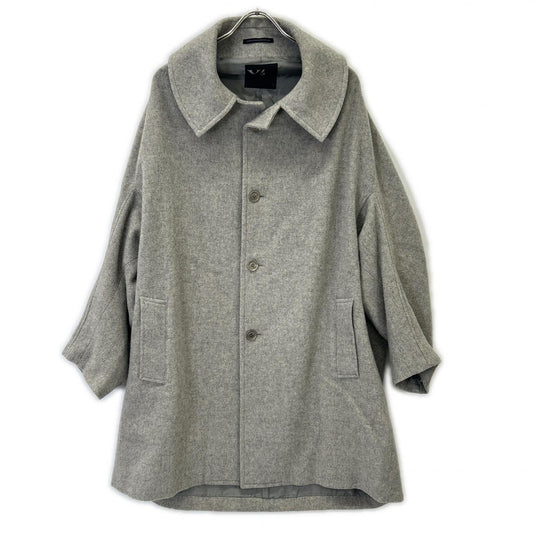 Y's Y-3 灰色 YF-C24-125 Airy Mosser 设计袖大衣