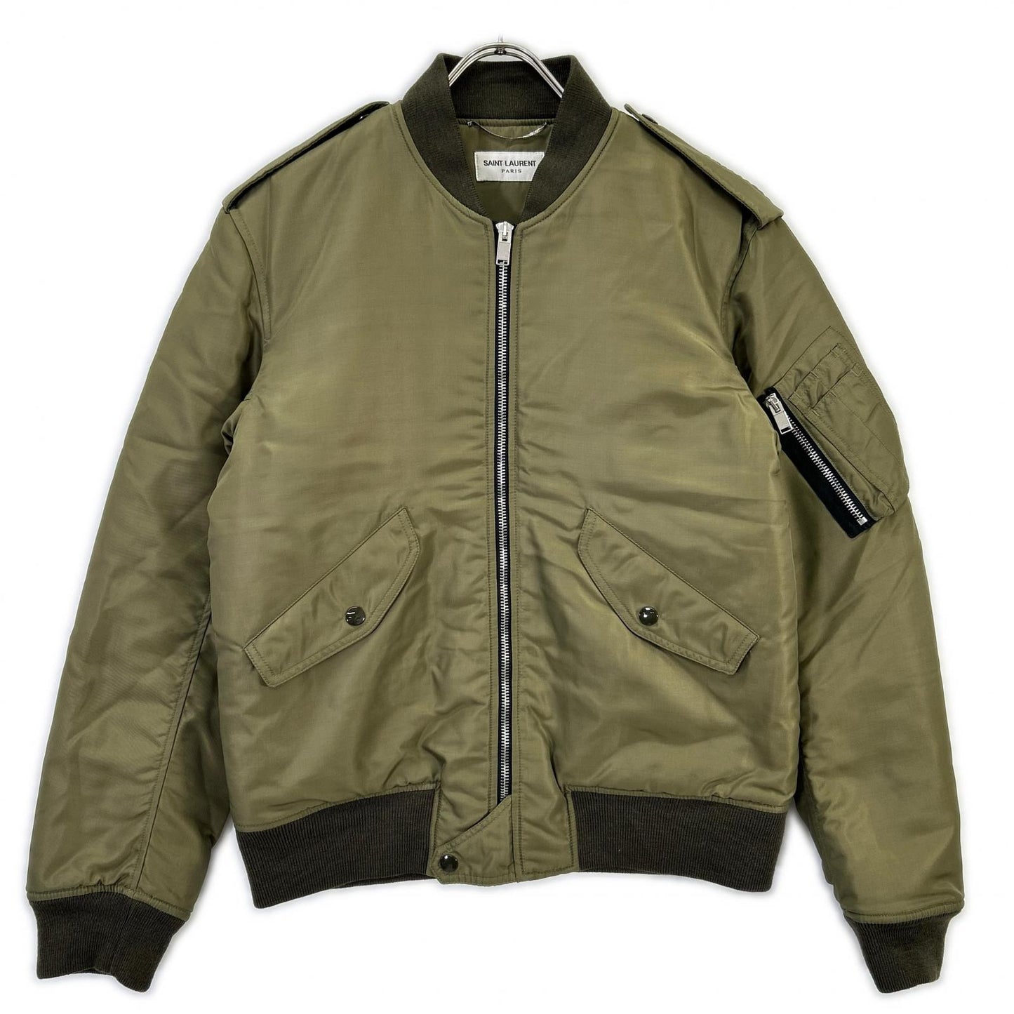 Khaki 397643 MA-1 Flight Jacket 46 Men's