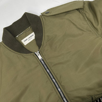 SAINT LAURENT PARIS サンローランパリ カーキ 397643 MA-1 Flight Jacket Jacket