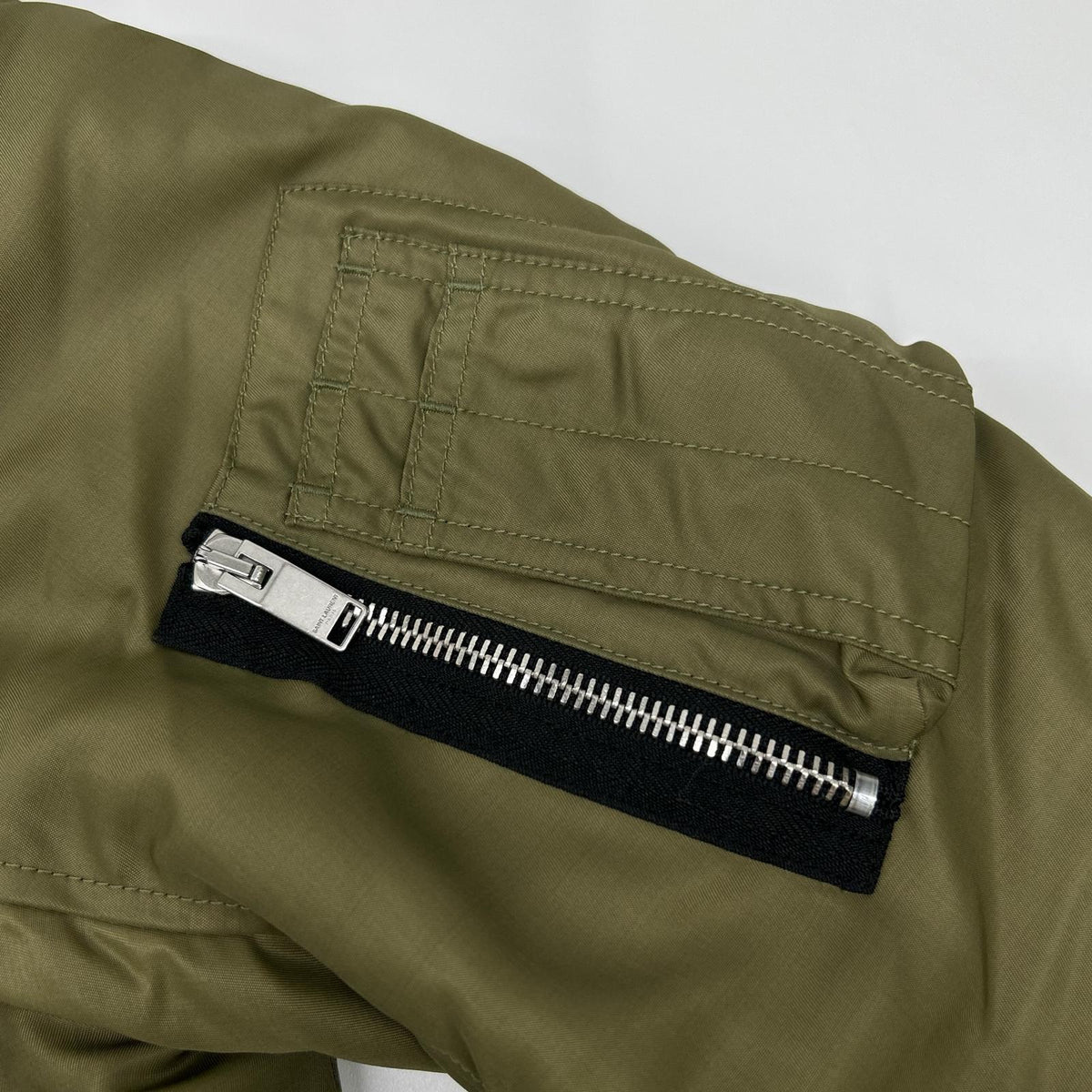 SAINT LAURENT PARIS サンローランパリ カーキ 397643 MA-1 Flight Jacket Jacket