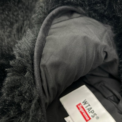 21AW ﾌﾞﾗｯｸ ×ﾀﾞﾌﾞﾙﾀｯﾌﾟｽ Faux Fur Hooded ジャケット メンズ