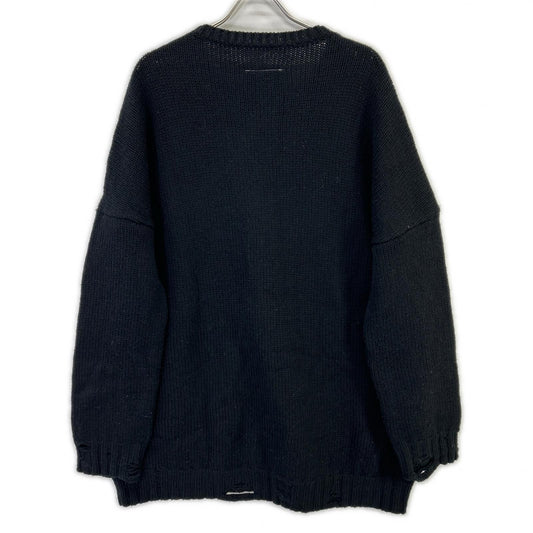 MM6 エムエムシックス ×メゾンマルジェラ SH2HL0015 M13074 クラッシュ加工 ニットセーター トップス