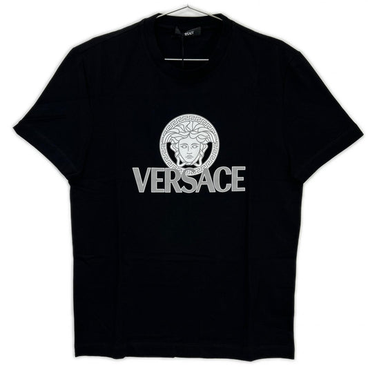 ﾒﾄﾞｩｰｻ ﾓﾁｰﾌ ﾛｺﾞﾌﾟﾘﾝﾄ ｺｯﾄﾝｼﾞｬｰｼﾞｰ Tｼｬﾂ トップス M メンズ