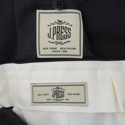 J.PRESS ジェイプレス 美品 ウール スーツ セットアップ メンズ ブラック A5 26年製 スーツ セットアップ