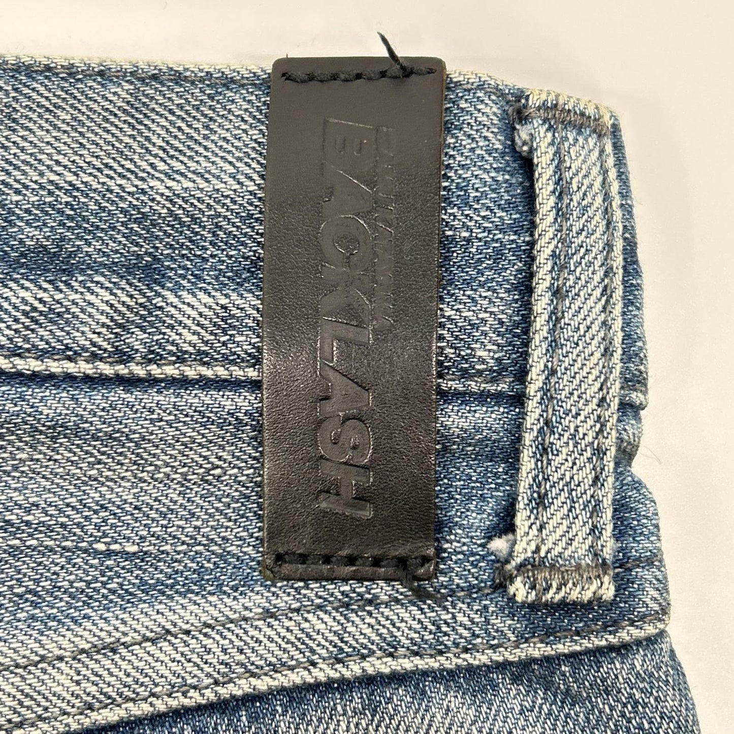 ISAMU KATAYAMA BACKLASH Blue 1308-07 Button Fly Distressed Skinny Pants Bottoms