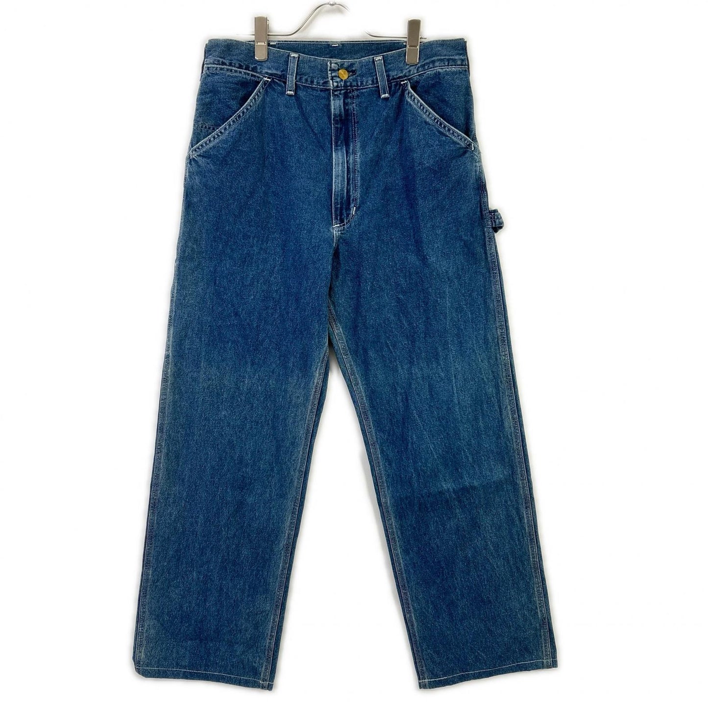 carhartt カーハート USA製　90s　ブルー ワイド デニムパンツ ボトムス
