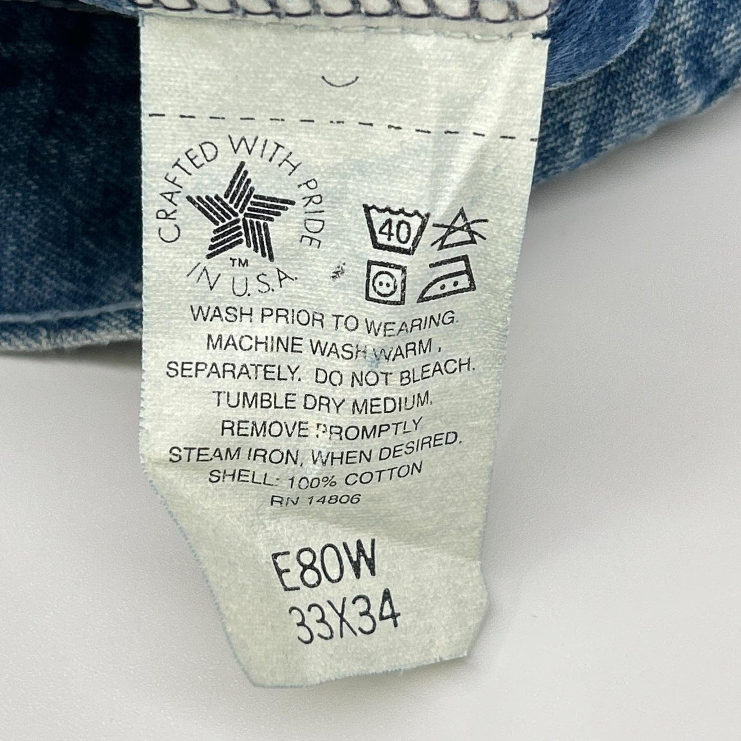 carhartt カーハート USA製　90s　ブルー ワイド デニムパンツ ボトムス