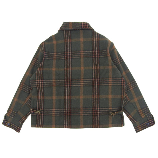WOOLRICH ウールリッチ オールド チェック柄 ジャケット メンズ L グリーン 90's ジャケット