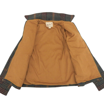 WOOLRICH Old Check Pattern Jacket Men's L Green 90s Jacket