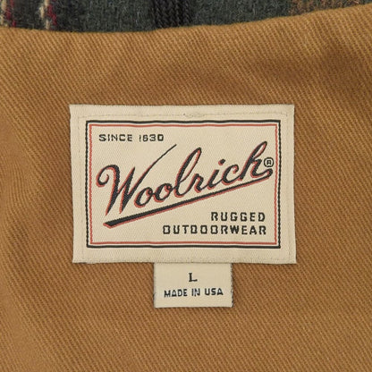WOOLRICH Old Check Pattern Jacket Men's L Green 90s Jacket