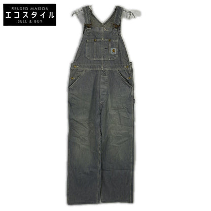carhartt カーハート ブルー 90's USA製　ストライプ ヒッコリー　 オーバーオール オールインワン