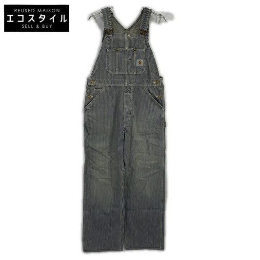 carhartt カーハート ブルー 90's USA製　ストライプ ヒッコリー　 オーバーオール オールインワン