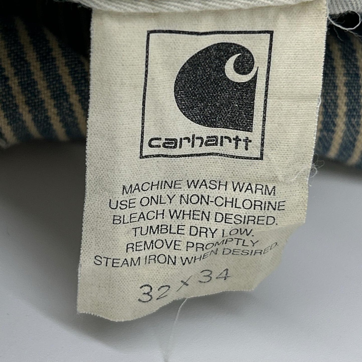carhartt カーハート ブルー 90's USA製　ストライプ ヒッコリー　 オーバーオール オールインワン