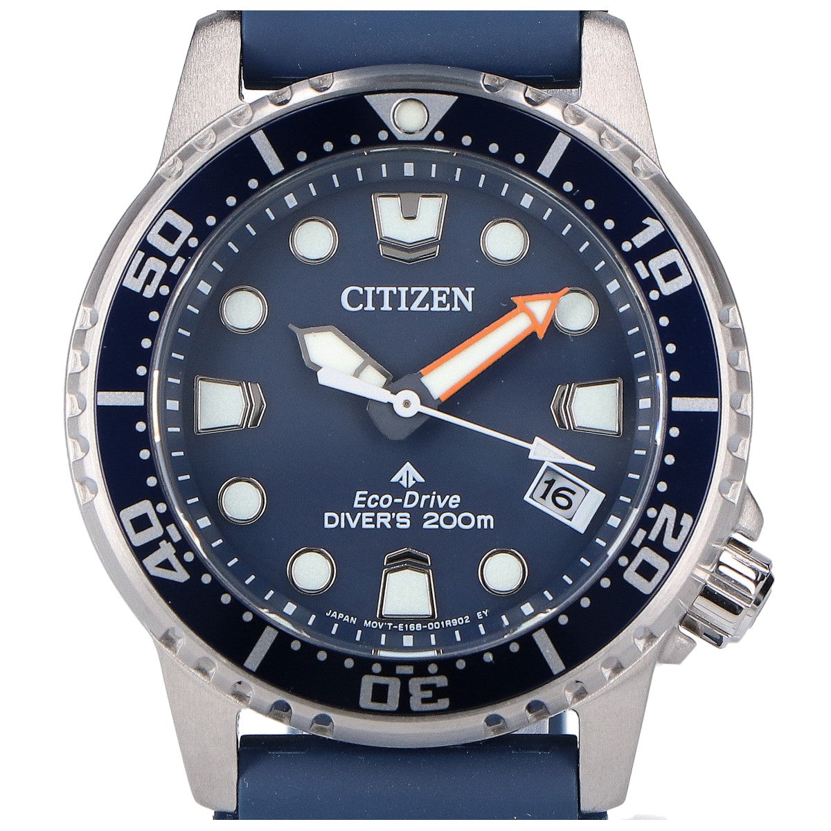 CITIZEN シチズン 【新品同様】EO2021-05L E168 MARINE PROMASTER プロマスター エコ・ドライブ ダイバーズウオッチ 腕時計