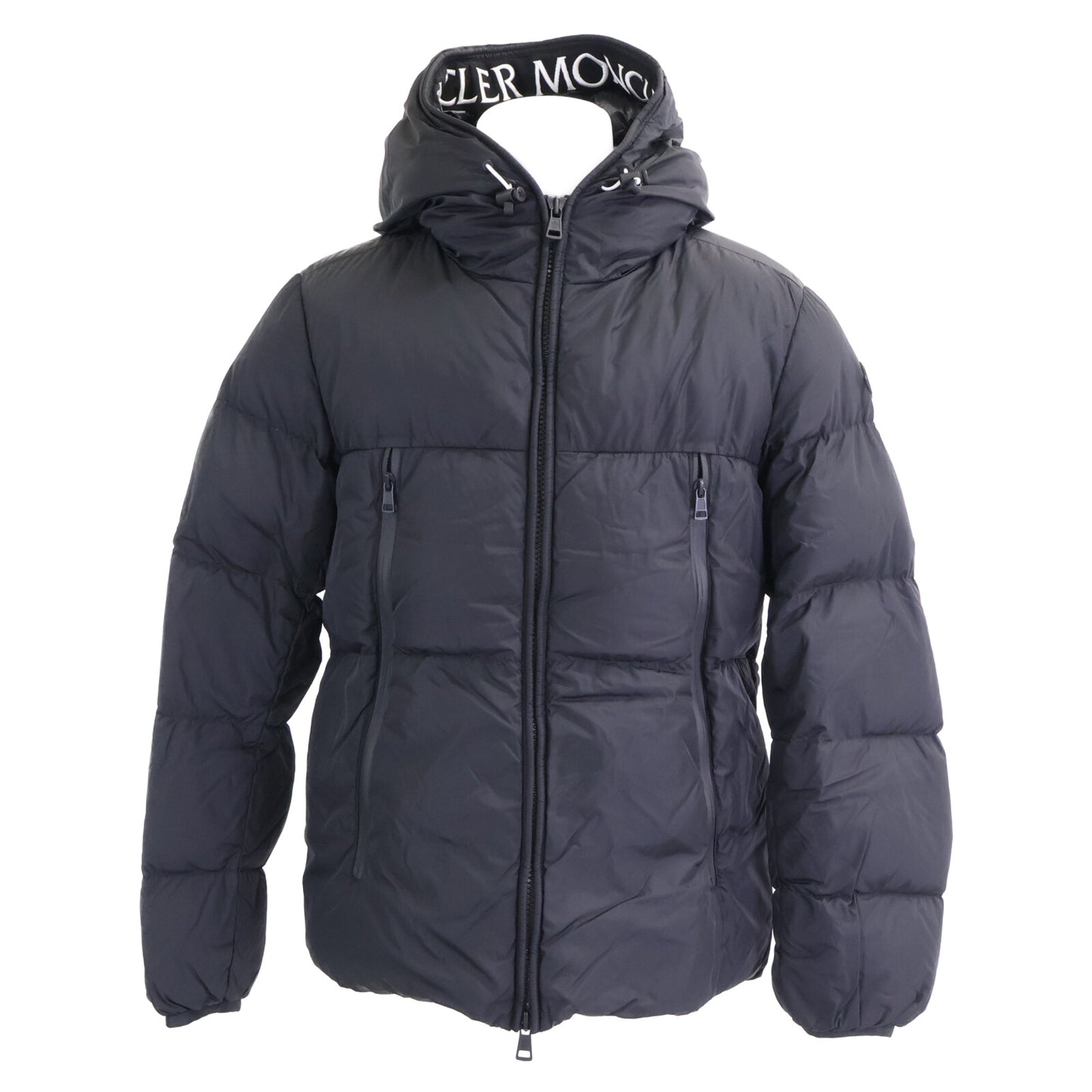 MONCLER モンクレール 【美品】MONTCLA モンクラ 内側ロゴ刺繍グログランテープ フーディダウンジャケット ジャケット