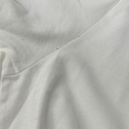 MAISON KITSUNE メゾンキツネ FW15M704 ホワイト トリコロールフォックス 胸ポケット付き半袖Tシャツ トップス
