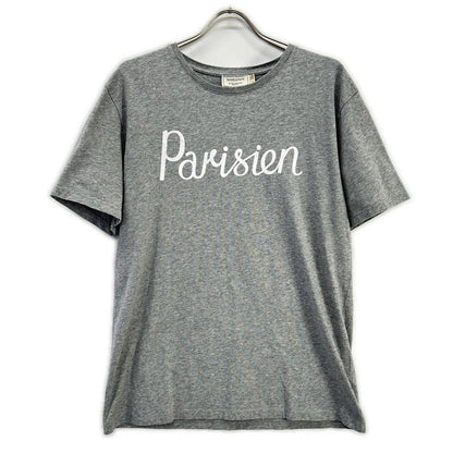 MAISON KITSUNE メゾンキツネ FW15U703 グレー Parisien 半袖Tシャツ トップス