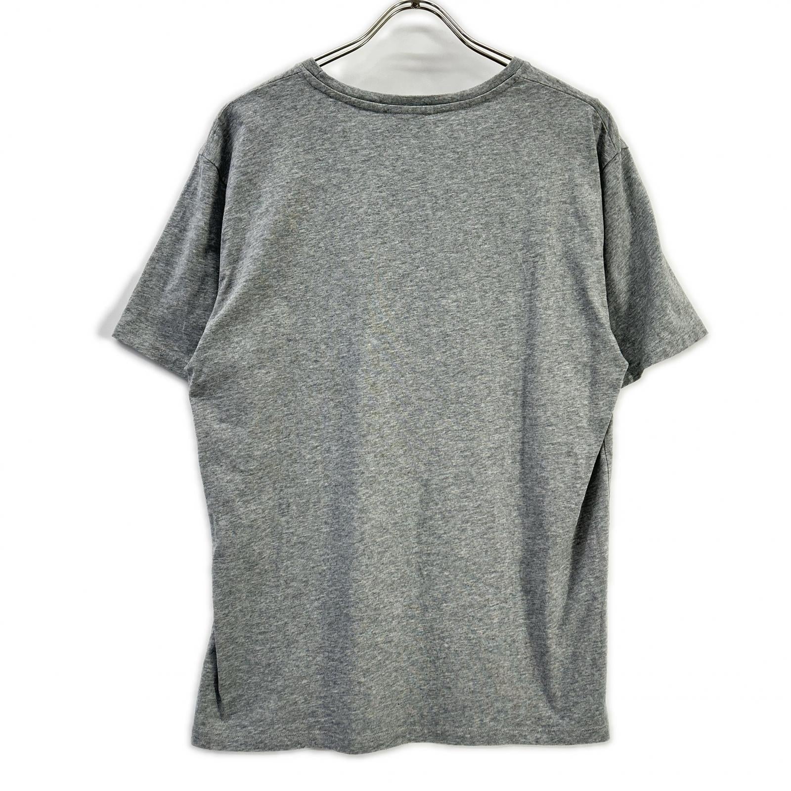 MAISON KITSUNE メゾンキツネ FW15U703 グレー Parisien 半袖Tシャツ トップス