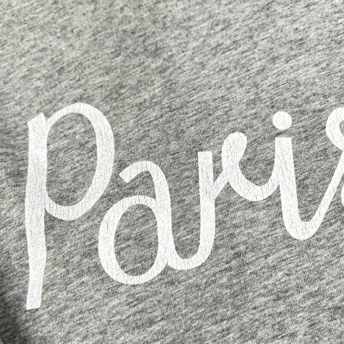 MAISON KITSUNE メゾンキツネ FW15U703 グレー Parisien 半袖Tシャツ トップス