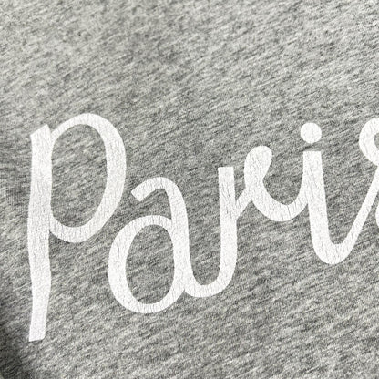 MAISON KITSUNE メゾンキツネ FW15U703 グレー Parisien 半袖Tシャツ トップス