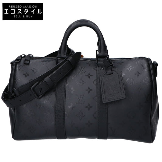 LOUIS VUITTON M28370 Monogram Midnight Keepall Bandouliere 35 Shoulder Bag