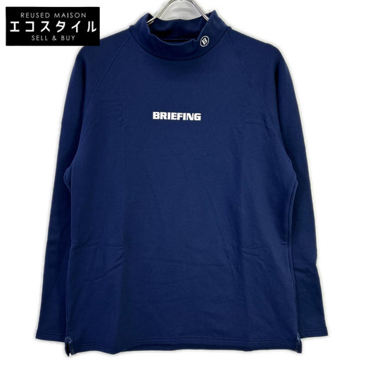 BRIEFING ブリーフィング BRG253M50 ブルー MS WARM LS HIGHNECK トップス