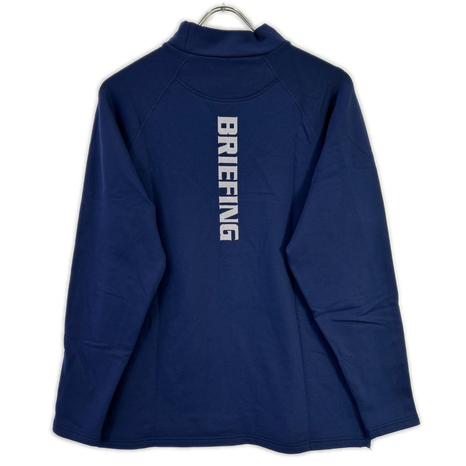 BRIEFING BRG253M50 Blue MS WARM LS HIGHNECK Top – style-eco.shop