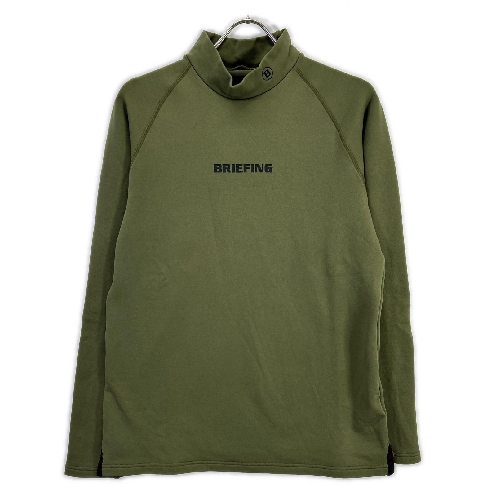 BRIEFING ブリーフィング BRG253M50 カーキ MS WARM LS HIGHNECK