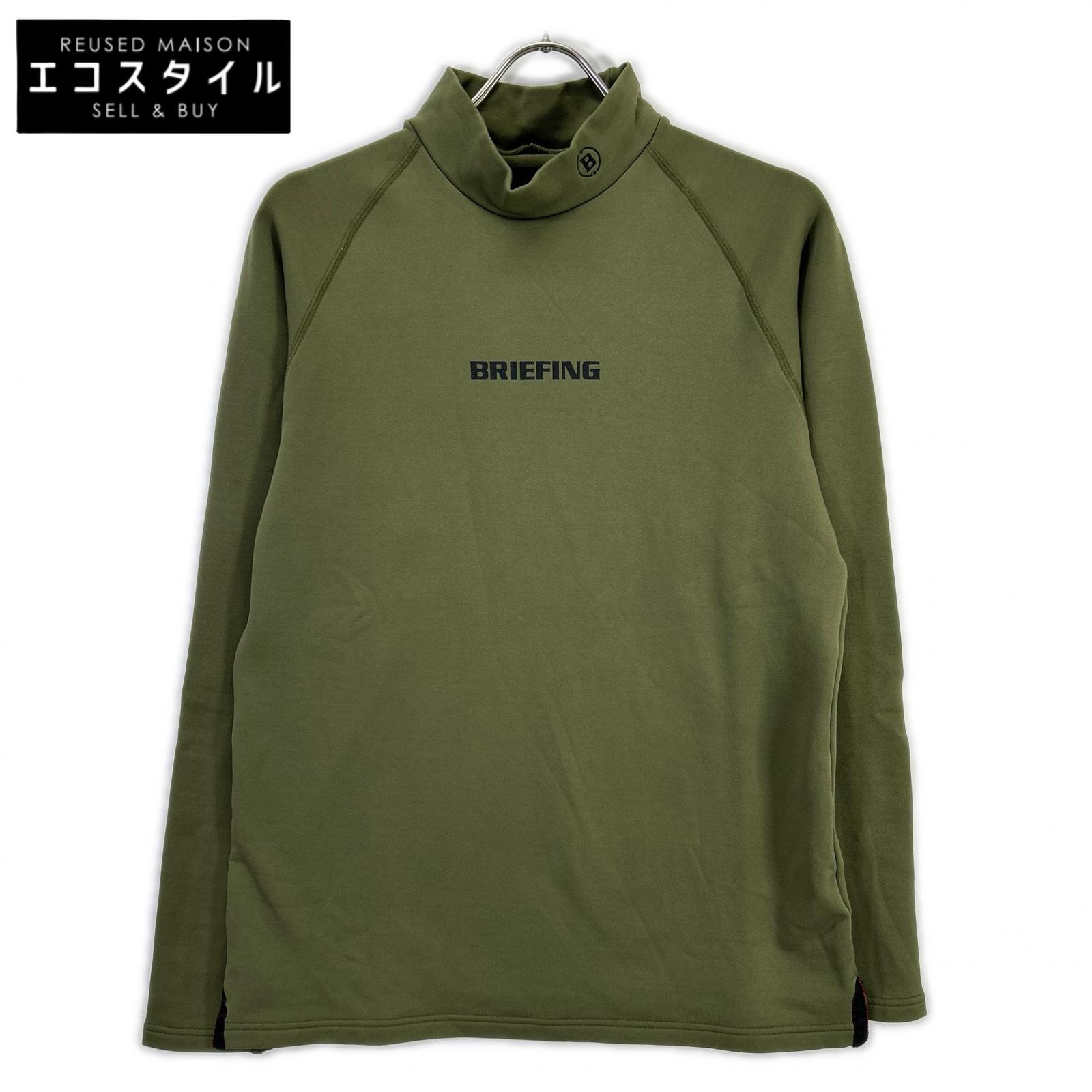 BRIEFING ブリーフィング BRG253M50 カーキ MS WARM LS HIGHNECK