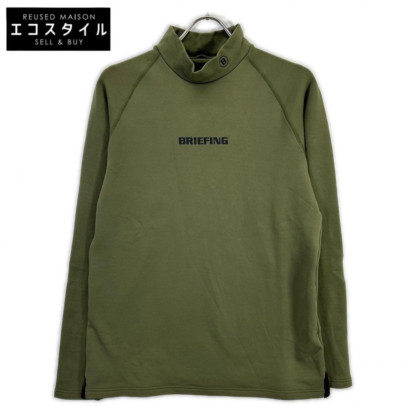 BRIEFING ブリーフィング BRG253M50 カーキ MS WARM LS HIGHNECK トップス