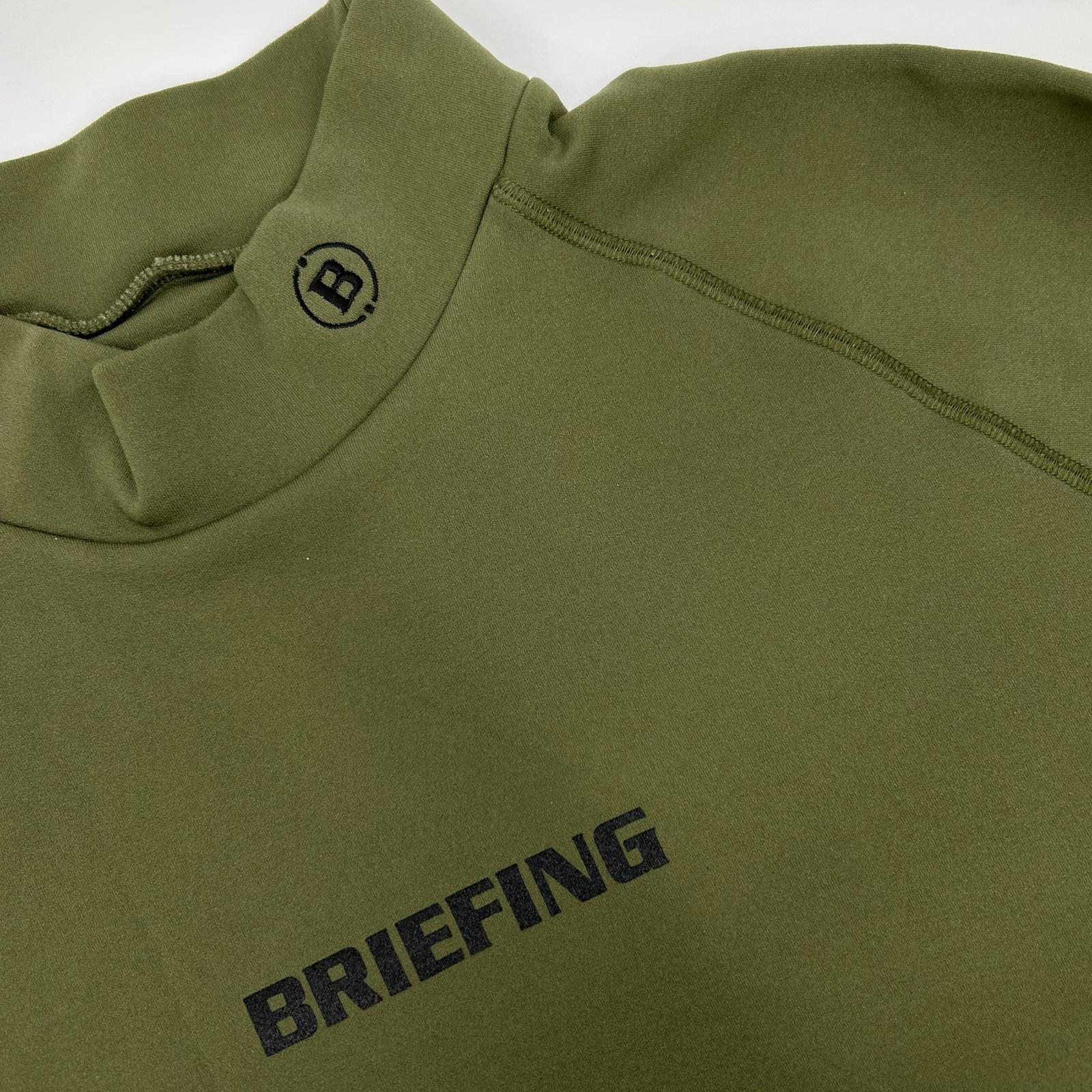 BRIEFING ブリーフィング BRG253M50 カーキ MS WARM LS HIGHNECK