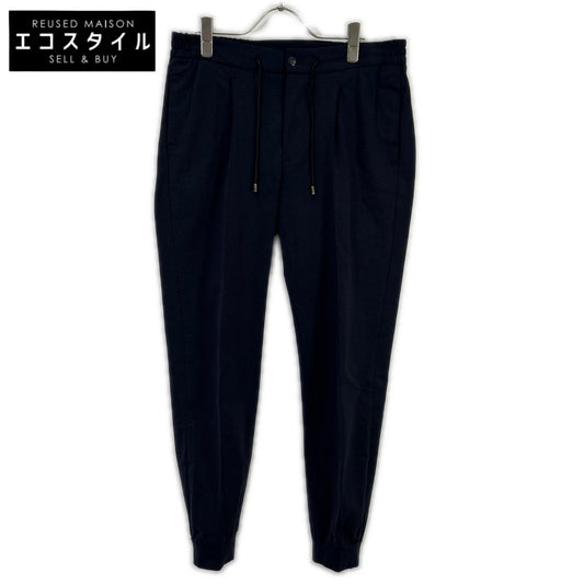 giab's ARCHIVIO ジャブスアルキヴィオ A3573 ネイビー MASACCIO NEW WASHABLE JERSEY PANTS ボトムス