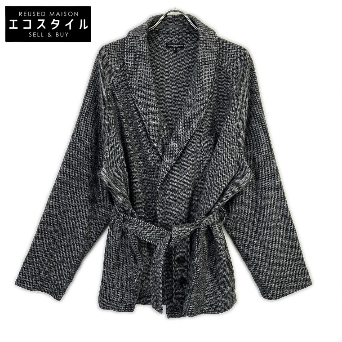 Engineered Garments 24AW 灰色 Smoking Jacket 人字纹夹克 夹克