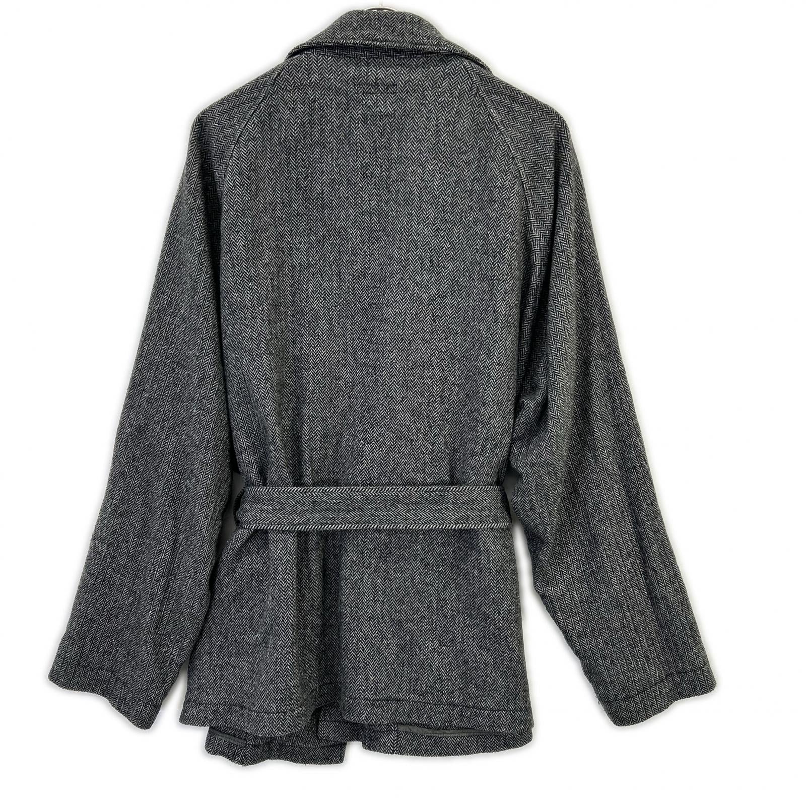 Engineered Garments エンジニアードガーメンツ 24AW グレー Smoking Jacket スモーキングヘリンボーンジャケット ジャケット