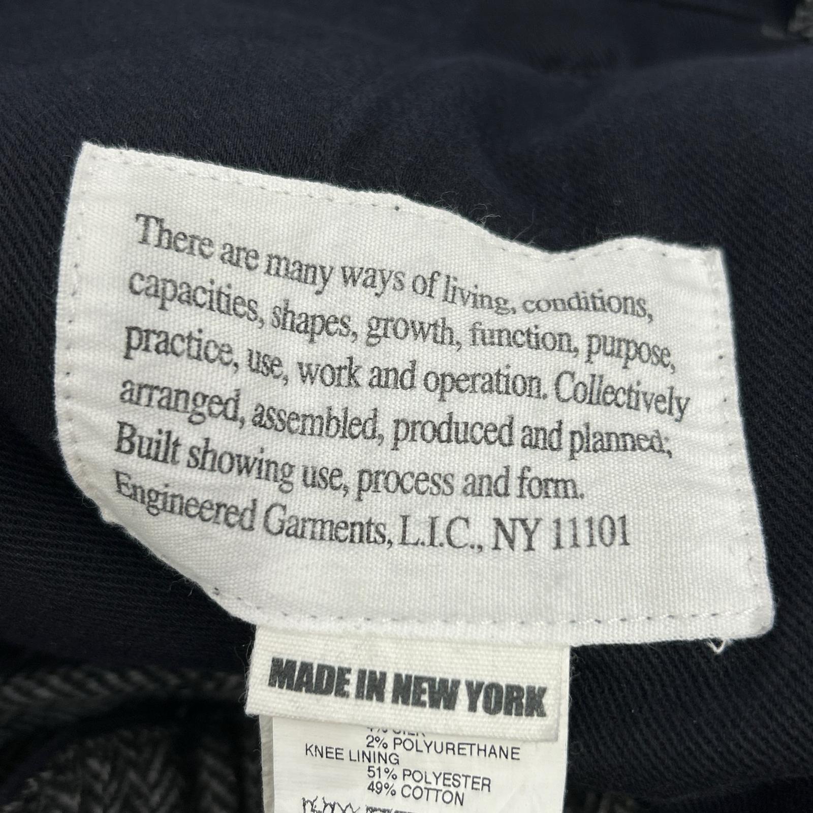 Engineered Garments 工程学服装 灰色 Carlyle 长裤 人字纹 卡莱尔裤子 下装