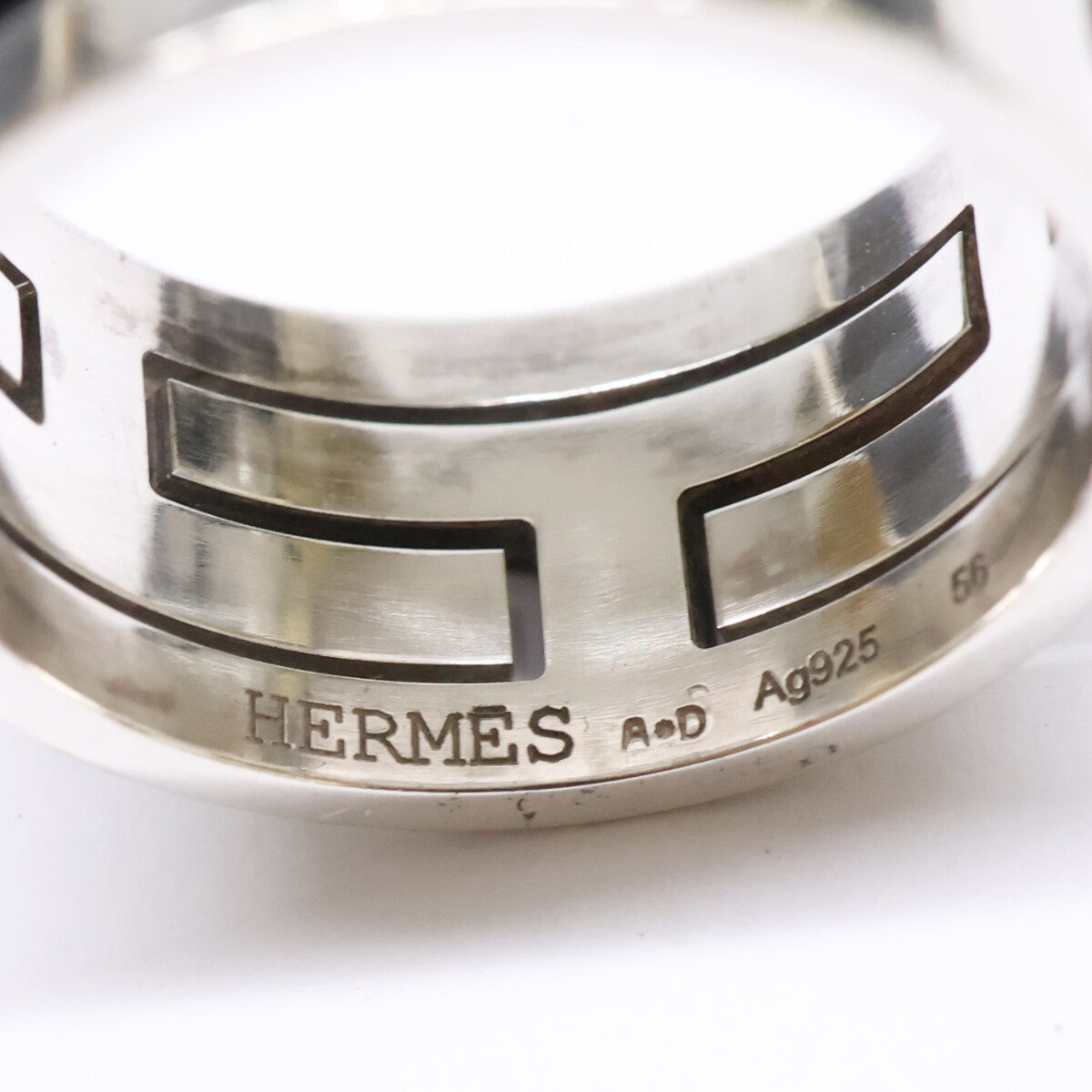 HERMES エルメス Ag925 Move H ムーブアッシュ リング 指輪