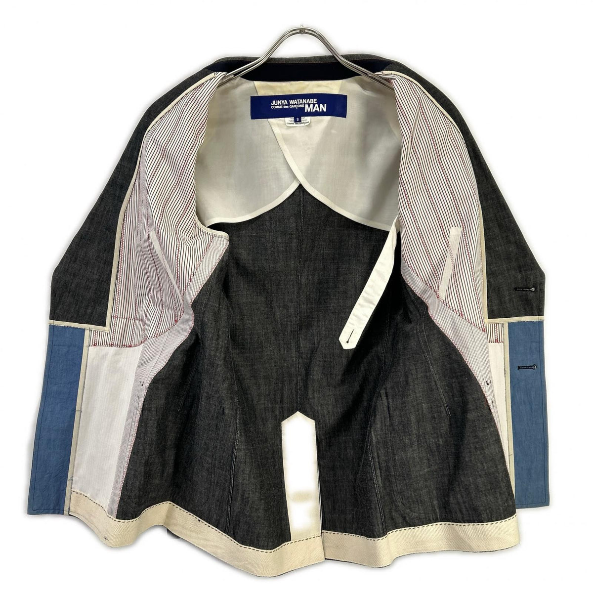 JUNYA WATANABE MAN ジュンヤワタナベマン 02年 WG-J050 グレー ダブルテーラードジャケット ジャケット