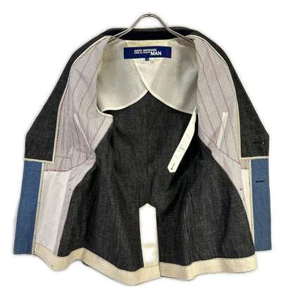 JUNYA WATANABE MAN ジュンヤワタナベマン 02年 WG-J050 グレー ダブルテーラードジャケット ジャケット