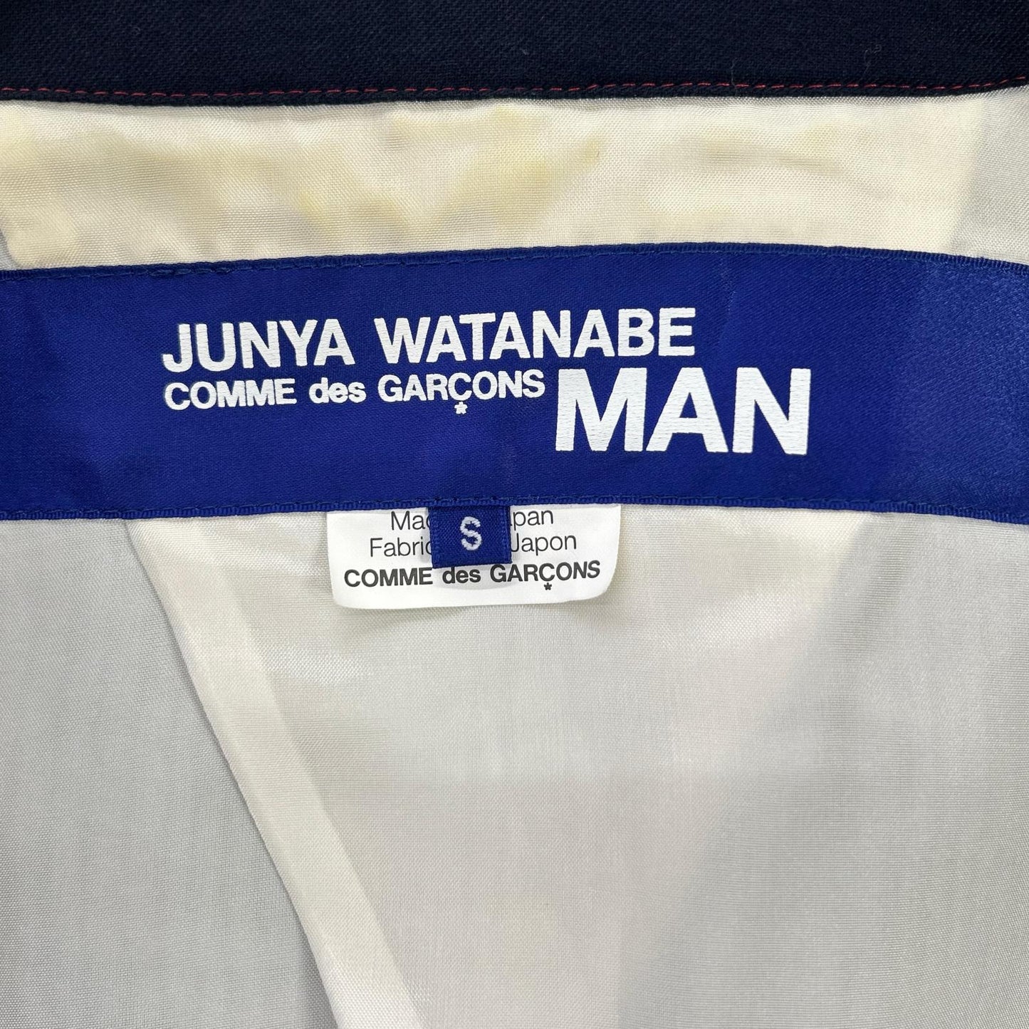 JUNYA WATANABE MAN ジュンヤワタナベマン 02年 WG-J050 グレー ダブルテーラードジャケット ジャケット