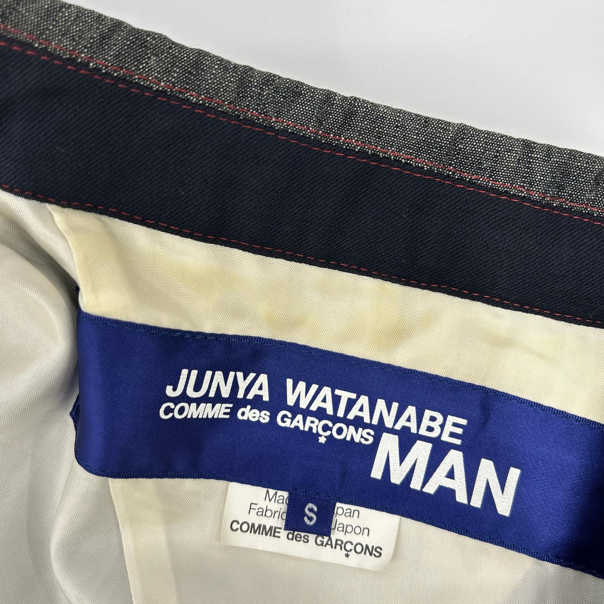 JUNYA WATANABE MAN ジュンヤワタナベマン 02年 WG-J050 グレー ダブルテーラードジャケット ジャケット