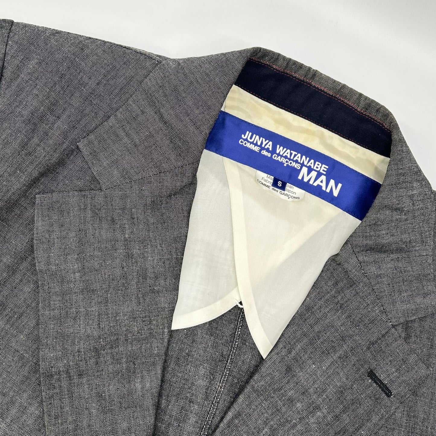 JUNYA WATANABE MAN ジュンヤワタナベマン 02年 WG-J050 グレー ダブルテーラードジャケット ジャケット