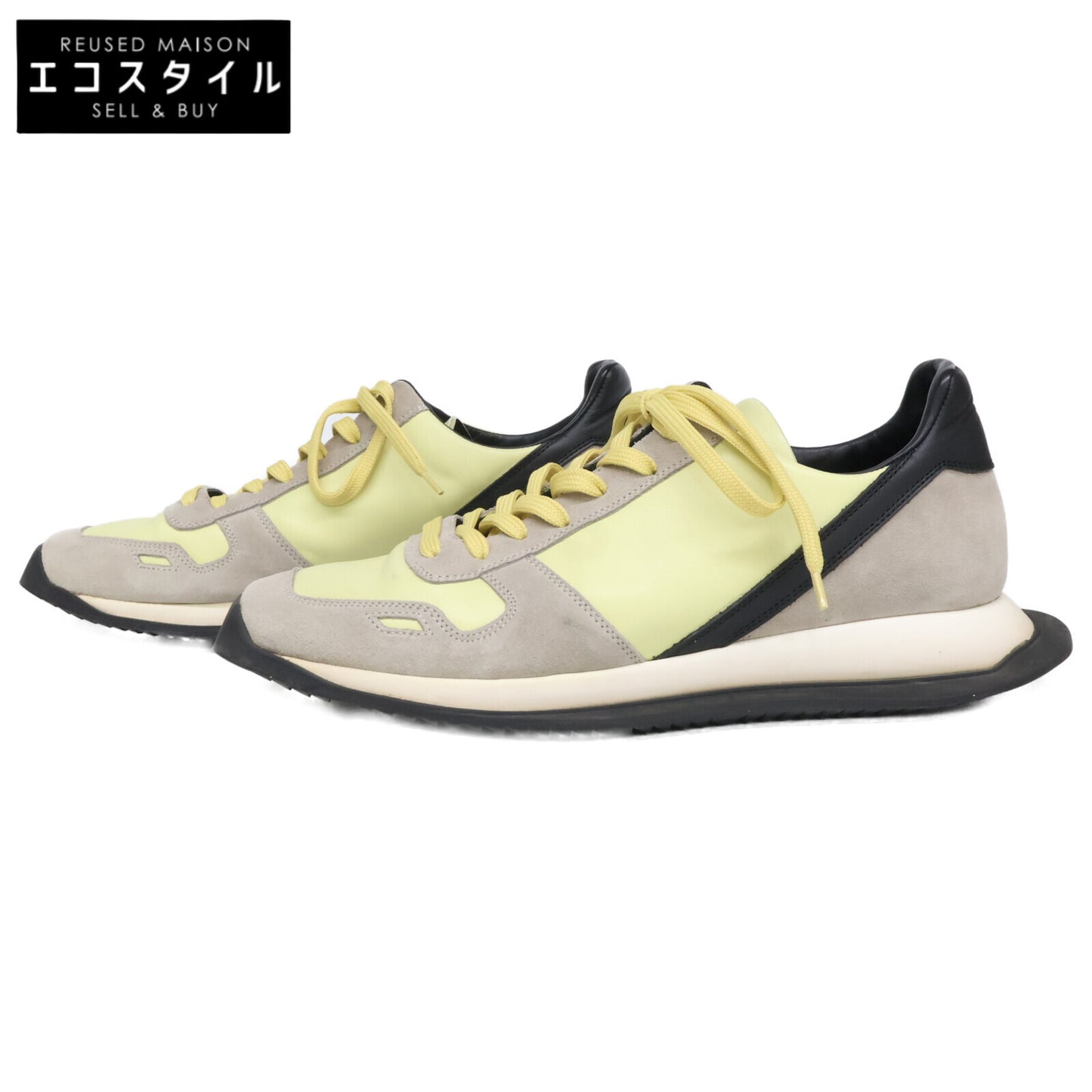 Rick Owens リックオウエンス F1811 NEW RUNNER LACE UPS ローカットスニーカー シューズ