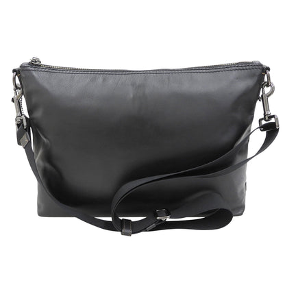 COACH コーチ 美品 グラハム レザー ショルダーバッグ メンズ ブラック F72511 ショルダーバッグ