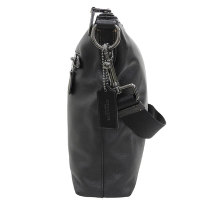 COACH コーチ 美品 グラハム レザー ショルダーバッグ メンズ ブラック F72511 ショルダーバッグ