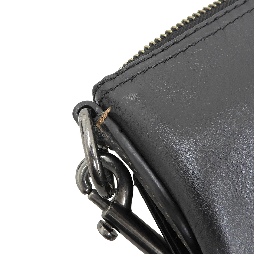 COACH コーチ 美品 グラハム レザー ショルダーバッグ メンズ ブラック F72511 ショルダーバッグ